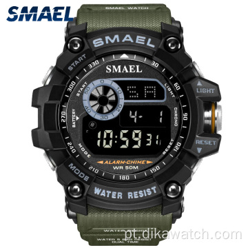 SMAEL Militar Relógios Digitais Homens Alarme Relógio À Prova D &#39;Água
